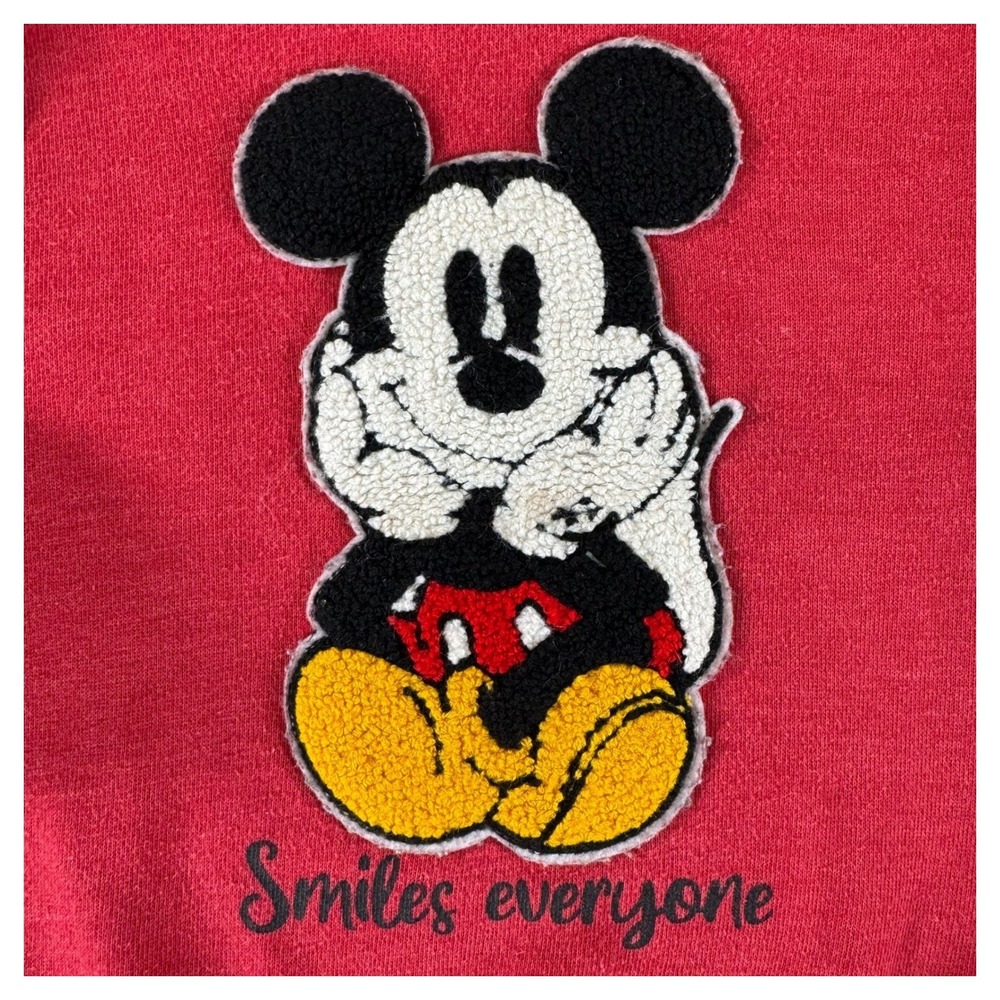 Disney Mickey Mouse Toddler Sweatshirt 2T Red Graphic Pullover